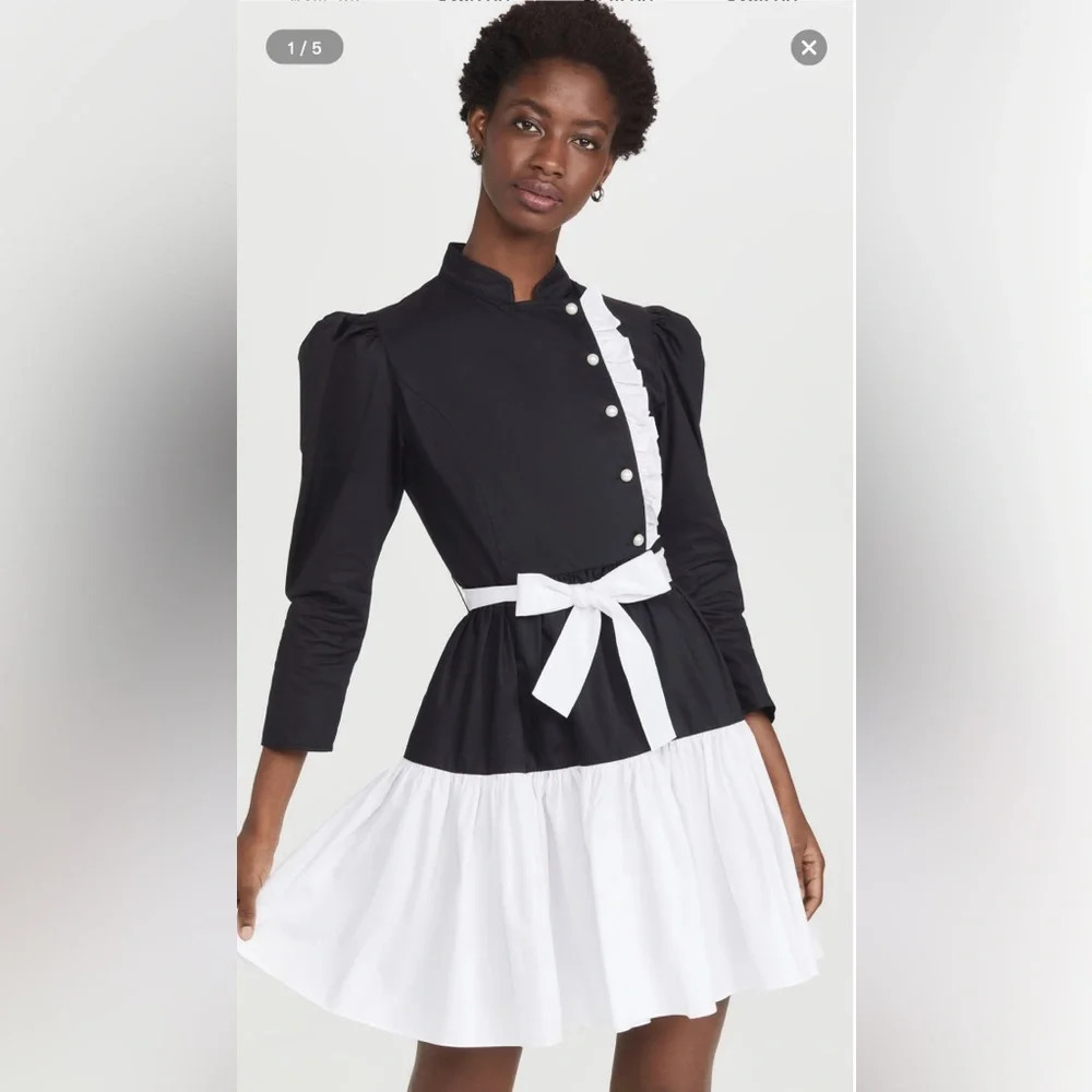 BATSHEVA Long Sleeve Sadie Dress